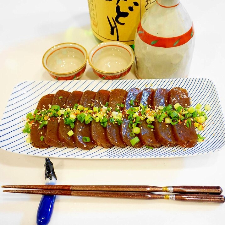 熱燗と【コレ】が有れば…!こんにゃくの醤油漬け
